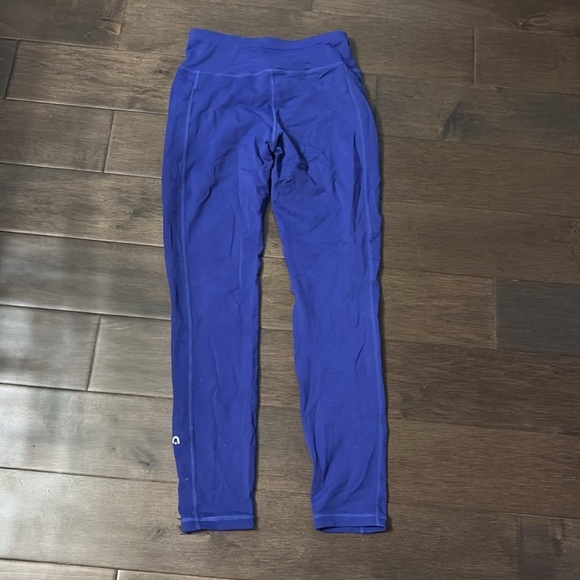 Hyba workout leggings, small, royal blue, small pocket in waistband - Picture 6 of 9